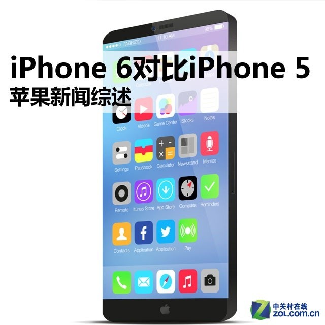 苹果新闻综述：iPhone 6对比iPhone 5